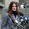 Donna Rotunno (avocate de H.Weinstein) - Conférence de presse le premier jour du procès Harvey Weinstein pour agression sexuelle à New York, le 6 janvier 2020.