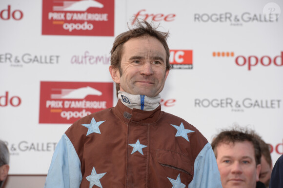 Jean-Michel Bazire - Le 94ème Prix d'Amérique Opodo à l'Hippodrome de Paris-Vincennes, le 25 janvier 2015.