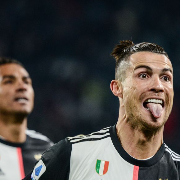 Cristiano Ronaldo lors du match de la juventus de Turin contre Parme Calcio à Turin le 19 janvier 2020.