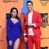Georgina Rodriguez et son compagnon Cristiano Ronaldo assistent aux MTV European Music Awards 2019 au FIBES Conference and Exhibition Centre à Séville en Espagne, le 3 novembre 2019.