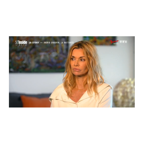 Ingrid Chauvin se confie sur son accident de la route dans "50' Inside" - 25 janvier 2020, TF1