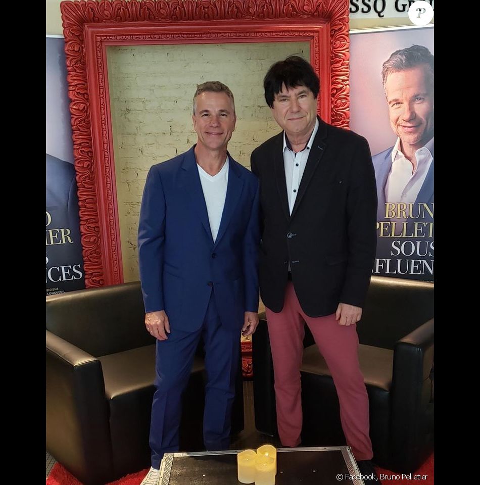 Bruno Pelletier A Partage Cette Photo De Lui Et Paul Levesque Pour Annoncer La Mort De Ce Dernier Sur Facebook Le 26 Janvier 2020 Purepeople