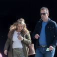Exclusif - Hunter Biden (le fils de J. Biden) et sa femme Melissa Cohen, enceinte, vont dîner au restaurant "Zinque" à Los Angeles, le 17 janvier 2020.