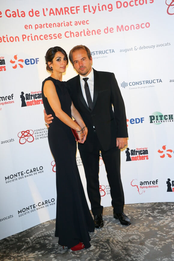 Exclusif - Stéphane Henon et sa femme Isabelle - Soirée de Gala "Africa on the Rock" de l'AMREF Flying Doctors en partenariat avec la Fondation Princesse Charlene de Monaco à l'hôtel de Paris, le 17 octobre 2015 à Monaco. © Bruno Bebert / Olivier Huitel / Pool Restreint / Bestimage