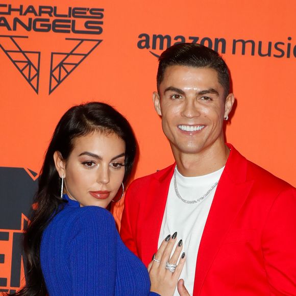 Cristiano Ronaldo et sa compagne Georgina Rodriguez à la soirée MTV European Music Awards 2019 (MTV EMA's) au FIBES Conference and Exhibition Centre à Séville en Espagne, le 3 novembre 2019.