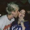 Machine Gun Kelly et Noah Cyrus. Janvier 2020.