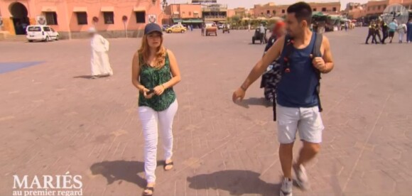 Delphine et Romain dans "Mariés au premier regard 2020", le 3 février, sur M6