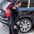 Le prince Carl Philip et la princesse Sofia de Suède aux obsèques de Dagmar von Arbin, comtesse de Wisborg, en l'église d'Oscar à Stockholm le 4 février 2020. Décédée à 103 ans et 8 mois le 22 décembre 2019, la comtesse Dagmar était la doyenne de la maison Bernadotte.