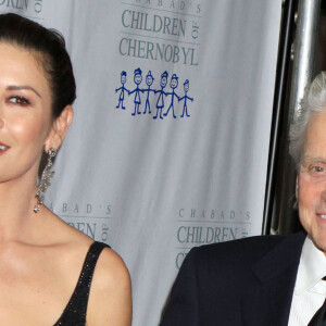 Catherine Zeta Jones, Michael Douglas le 21 novembre 2011 à New York.