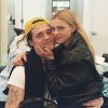 Brooklyn Beckham et sa petite amie Nicola Anne Peltz. Janvier 2020.