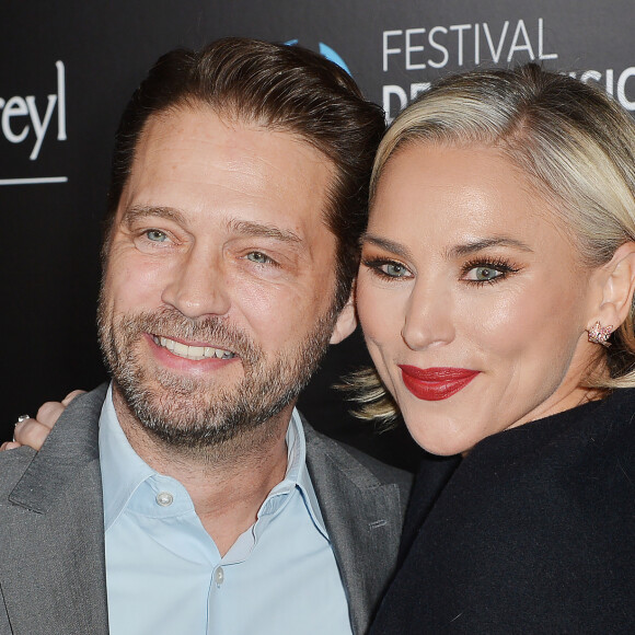 Jason Priestley et sa femme Naomi Lowde-Priestley - 60e anniversaire du Festival de Télévision de Monte-Carlo à West Hollywood le 5 février 2020.