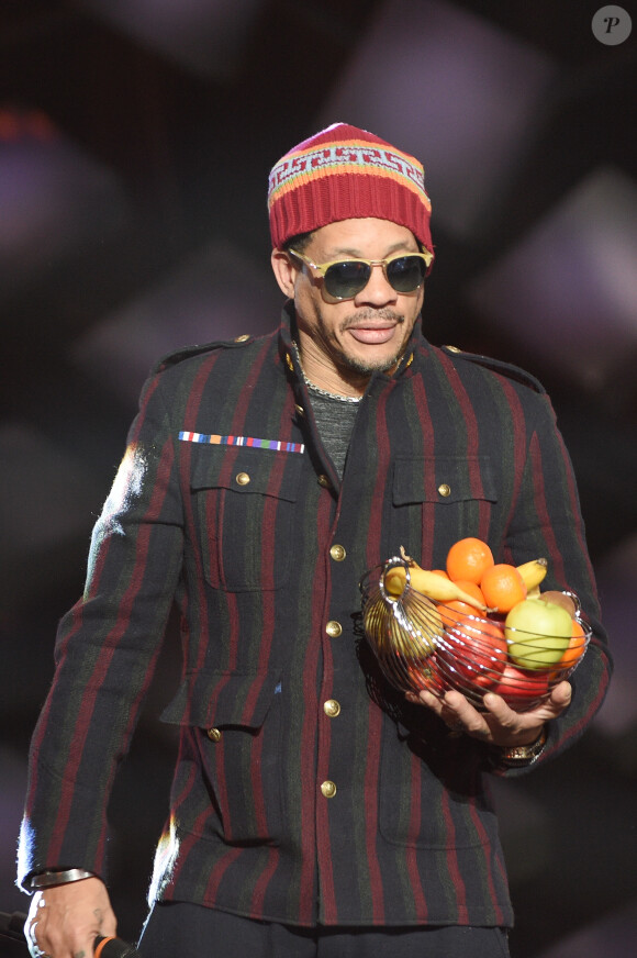 JoeyStarr lors de la cérémonie des 34e Victoires de la Musique à la Seine Musicale, Boulogne Billancourt le 8 février 209. © Coadic Guirec / Bestimage