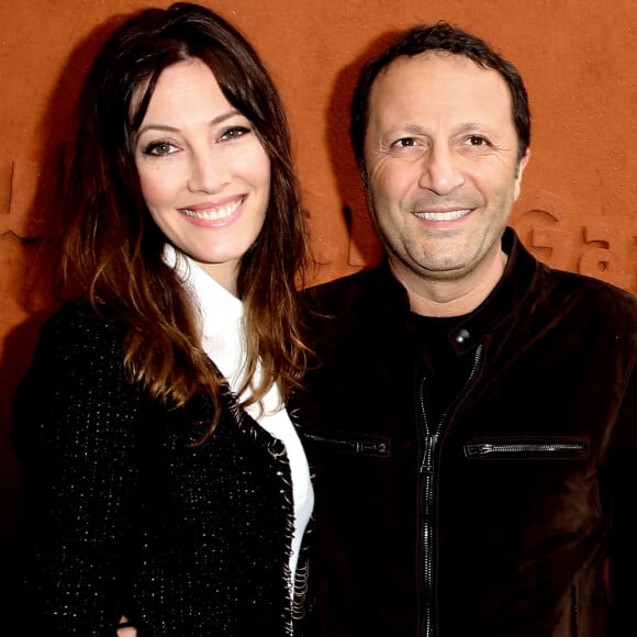 Mareva Galanter et son compagnon Arthur (Jacques Essebag) - People au village des internationaux de France de tennis à Roland Garros à Paris 5 juin 2016. © Dominique Jacovides / Bestimage