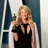 Laura Dern lors du photocall de la 92ème cérémonie des Oscars 2019 au Hollywood and Highland à Los Angeles, Californie, Etats-Unis, le 9 février 2020.