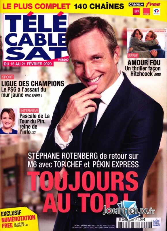 Magazine "Télé Câble Sat", en kiosques le 10 janvier 2020.