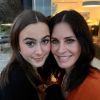 Courteney Cox et sa fille Coco sur Instagram. Le 29 novembre 2019.