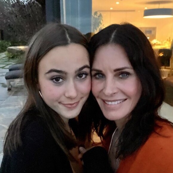 Courteney Cox et sa fille Coco sur Instagram. Le 29 novembre 2019.