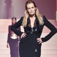 Estelle Lefébure - Défilé de mode Haute-Couture printemps-été 2020 "Jean Paul Gaultier" à Paris. Le 22 janvier 2020.