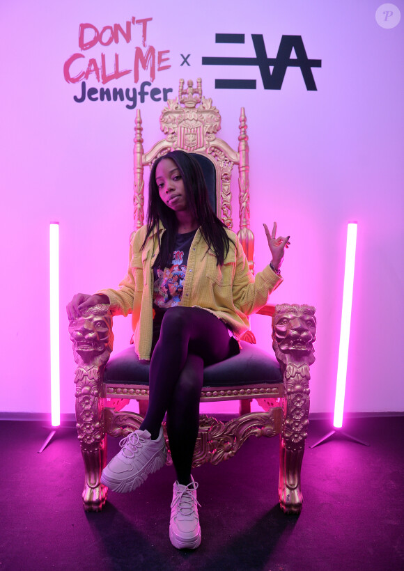 Lancement de la capsule "Don't Call Me Jennyfer" de la chanteuse Eva Queen à Paris, France, le 7 février 2020. © Veeren/Bestimage