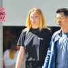 Exclusif - Sophie Turner et Joe Jonas se promènent en amoureux à New York, le 29 août 2019. En février 2020, il est révélé que le couple attend son premier enfant.