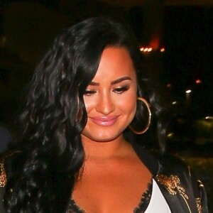 Exclusif - Demi Lovato - Les célébrités quittent le Hard Rock Stadium après le Super Bowl 2020 à Miami le 2 février 2020.