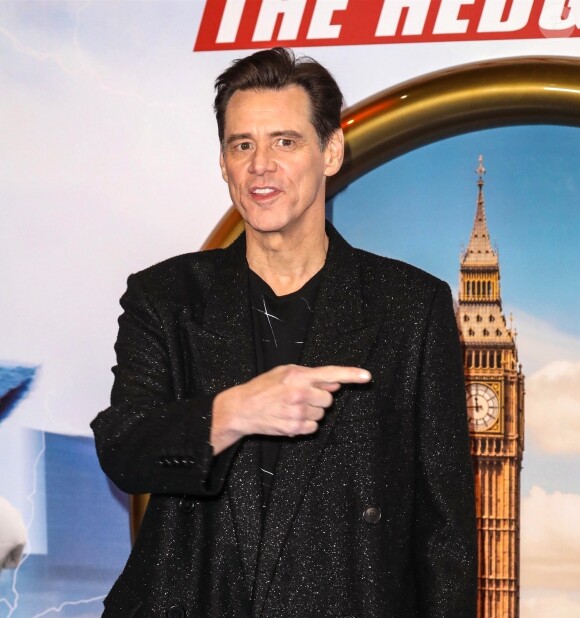 Jim Carrey à la première du film "Sonic The Hedgehog" à Londres, le 30 janvier 2020.