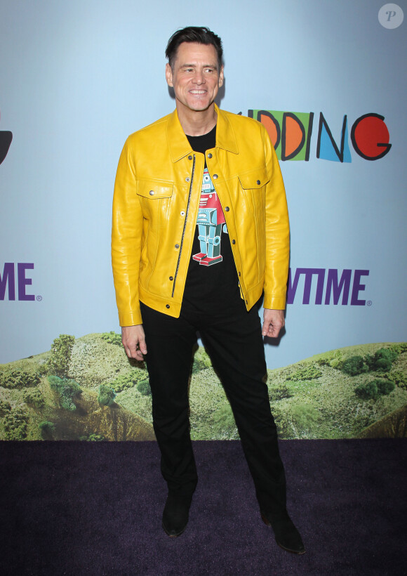Jim Carrey - Photocall de la première de Kidding à Los Angeles le 5 septembre 2018.