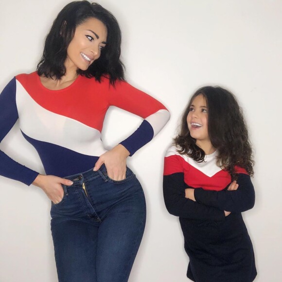 Emilie Nef Naf avec sa fille Maëlla, le 12 février 2020