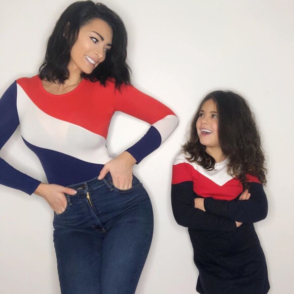 Emilie Nef Naf avec sa fille Maëlla, le 12 février 2020