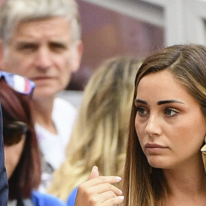 Charlotte Pirroni (compagne de Florian Thauvin) - Célébrités dans les tribunes lors du match de coupe du monde opposant la France au Danemark au stade Loujniki à Moscou, Russia, le 26 juin 2018. Le match s'est terminé par un match nul 0-0. © Pierre Perusseau/Bestimage