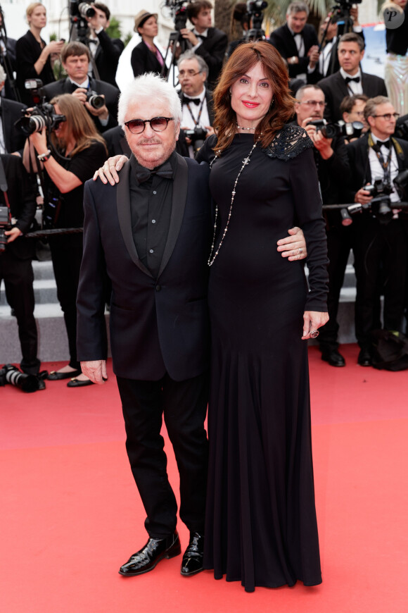 Marc Cerrone et sa femme Jill - Montée des marches du film "Sibyl" lors du 72ème Festival International du Film de Cannes. Le 24 mai 2019 © Jacovides-Moreau / Bestimage