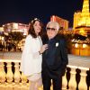Exclusif - Rendez-vous avec Marc Cerrone et sa femme Jill à Las Vegas après le renouvellement de leur mariage le 10 décembre 2015.