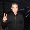 Naissance - Robbie Williams est papa pour la quatrième fois - Exclusif - Robbie Williams et sa femme Ayda Field sortent des studios ITV à Londres, le 11 novembre 2016.