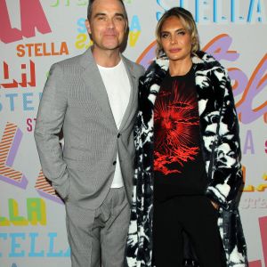 Naissance - Robbie Williams est papa pour la quatrième fois - Robbie Williams and wife Ayda Field - Soirée de présentation Stella McCartney Automne 2018 à Pasadena, Californie, Etats-Unis, le 16 janvier 2018. © AdMedia/Zuma Press/Bestimage