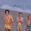 Exclusif - Harry Styles lors du tournage d'un clip sur la plage à Malibu le 29 janvier 2020.