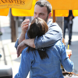 Jennifer Garner et Ben Affleck passent la journee avec leurs filles Violet et Seraphina a Pacific Palisades, le 23 mars 2013.