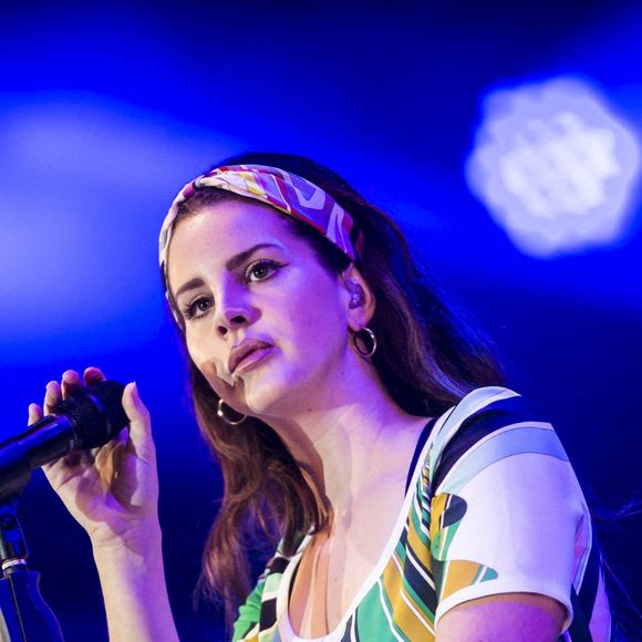 Lana Del Rey sur scène. Le 27 mai 2017. @Danny Lawson/PA Wire