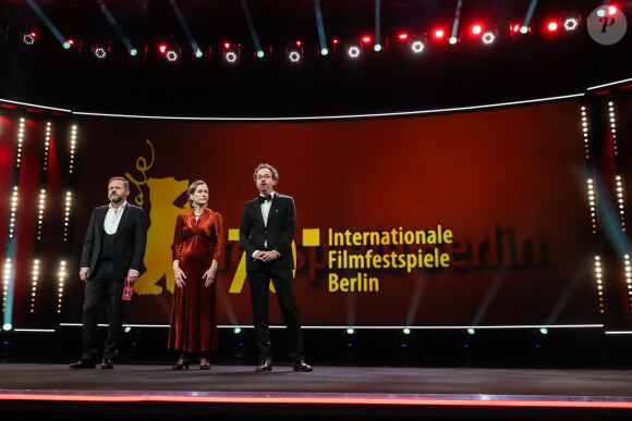Mariette Rissenbeek et Carlo Chatrian, directeurs de la Berlinale, assistent à la cérémonie d'ouverture du 70e Festival International du Film de Berlin, La Berlinale, avec la projection du film "My Salinger Year". Le 20 février 2020.
