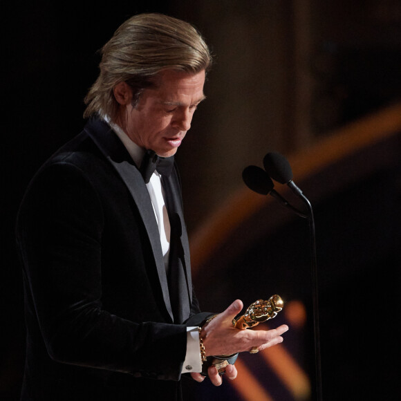 Brad Pitt lors de la 92ème cérémonie des Oscars 2020 au Hollywood and Highland à Los Angeles, CA, USA, on February 9, 2020. © AMPAS/Zuma Press/Bestimage