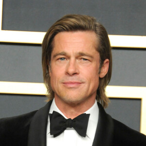 Brad Pitt, lauréat du prix de l'acteur dans un second rôle pour "Once Upon a Time... in Hollywood" - Photocall de la Press Room de la 92ème cérémonie des Oscars 2020 au Hollywood and Highland à Los Angeles le 9 février 2020.