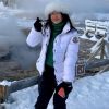 Laeticia Hallyday a passé des vacances dans le Montana avec ses filles Jade et Joy et a publié plusieurs photos de leur escapade sur Instagram le 23 février 2020. Sur cette photo, sa fille Jade.