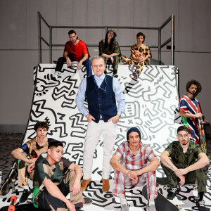 Jean-Charles de Castelbajac assiste à la présentation de la nouvelle collection Automne-Hiver 2020-2021 de "United Colors of Benetton" lors de la Fashion Week de Milan. Le 20 février 2020.