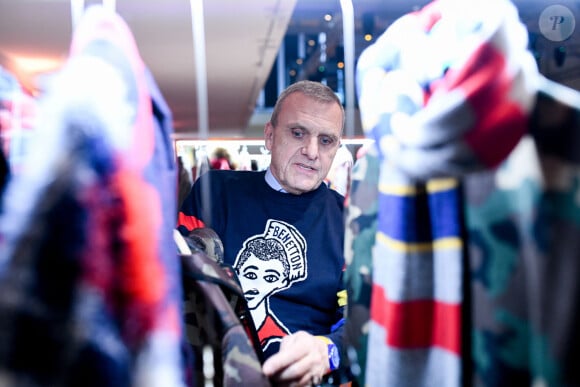 Jean-Charles de Castelbajac assiste à la présentation de la nouvelle collection Automne-Hiver 2020-2021 de "United Colors of Benetton" lors de la Fashion Week de Milan. Le 20 février 2020.