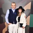 Jean-Charles de Castelbajac et Babeth Djian assistent à la présentation de la nouvelle collection Automne-Hiver 2020-2021 de "United Colors of Benetton" lors de la Fashion Week de Milan. Le 20 février 2020.