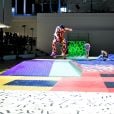 Présentation de la nouvelle collection Automne-Hiver 2020-2021 de "United Colors of Benetton" lors de la Fashion Week de Milan. Le 20 février 2020.