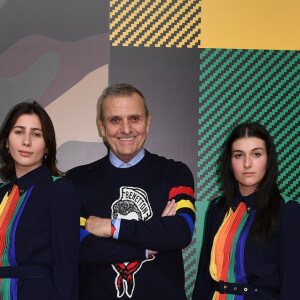 Jean-Charles de Castelbajac assiste à la présentation de la nouvelle collection Automne-Hiver 2020-2021 de "United Colors of Benetton" lors de la Fashion Week de Milan. Le 20 février 2020.