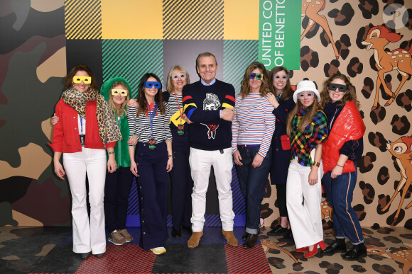Jean-Charles de Castelbajac assiste à la présentation de la nouvelle collection Automne-Hiver 2020-2021 de "United Colors of Benetton" lors de la Fashion Week de Milan. Le 20 février 2020.