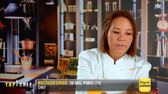 Nastasia chute en pleine épreuve dans "Top Chef 2020", le 26 février 2020 sur M6.