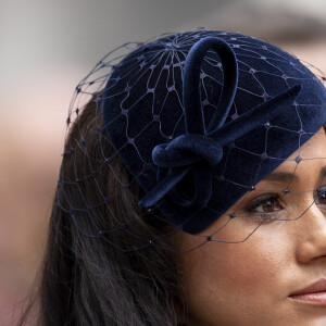 Pour le 'Remembrance Day', Meghan Markle est sortie de sa zone de confort avec un regard plus soutenu, des faux-cils et une bouche légèrement métallisée. Cérémonie d'hommage à tous ceux qui sont battus pour la Grande-Bretagne, à Westminster Abbey, le 7 novembre 2019.