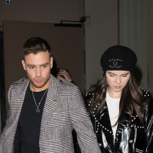 Exclusif - Liam Payne et sa compagne Maya Henry à la sortie d'un showcase à Paris, le 12 décembre 2019.